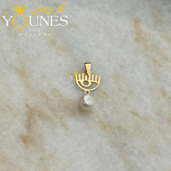 آویز طلا کیارا مروارید دار
